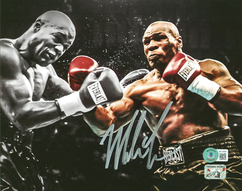 Mike Tyson Authentic Signed 8x10 Horizontal Vs Clifford Etienne Photo BAS