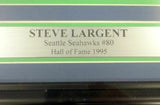 STEVE LARGENT AUTOGRAPHED FRAMED 16X20 PHOTO SEAHAWKS "HOF 95" PSA/DNA ITP 98093