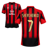 Andriy Shevchenko Signed AC Milan Soccer Jersey #7 with Beckett COA