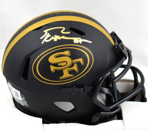 George Kittle Autographed 49ers Eclipse Speed Mini Helmet- Beckett W Hologram