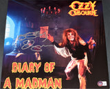 OZZY OSBOURNE SIGNED AUTOGRAPHED DIARY OF A MADMAN VINYL ALBUM LP BECKETT