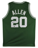 Ray Allen Authentic Signed Green Pro Style Jersey Autographed BAS Witnessed