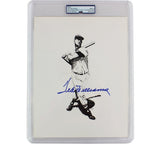 Ted Williams Signed Boston Red Sox 8.5x11 PSA/DNA Mint 9 Encapsulated Print