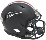 GARRETT WILSON AUTOGRAPHED OHIO STATE BLACK SPEED MINI HELMET FANATICS 216717