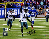 DESEAN JACKSON AUTOGRAPHED 8X10 PHOTO EAGLES MIRACLE MEADOWLANDS BECKETT 243619