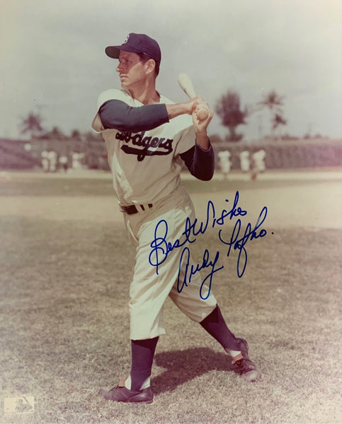 Brooklyn Dodgers Outfielder ANDY PAFKO (d) Signed 8x10 Photo #1 AUTO
