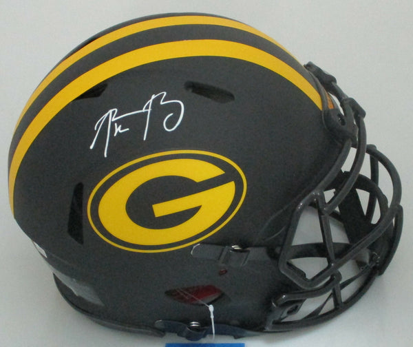 Packers AARON RODGERS Signed Riddell Full Size ECLIPSE Authentic Helmet AUTO FAN