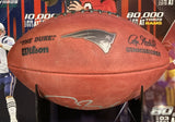 Tom Brady Signed New England Patriots Wilson Duke Football w/ Shadowbox Fanatics