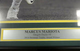 MARCUS MARIOTA AUTOGRAPHED FRAMED 16X20 PHOTO OREGON DUCKS MM HOLO STOCK #89814