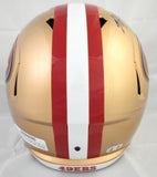 NaVorro Bowman Autographed San Francisco 49ers F/S Speed Helmet - Beckett W Holo