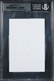 Oilers Wayne Gretzky Authentic Signed 4x6 Index Card Autographed BAS Slabbed 4