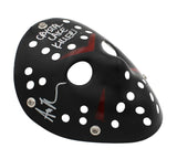 Ari Lehman Signed Friday the 13th Black Costume Mask w- Crystal Lake Killer Insc
