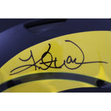 Warner Holt Faulk Bruce Signed Los Angeles Rams SpeedFlex Rival Helmet BAS 58492