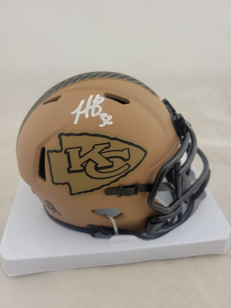 NICK BOLTON SIGNED KANSAS CITY CHIEFS STS2 MINI HELMET BECKETT QR