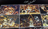 1978-79 NBA Champions Supersonics Auto Poster Photo 9 Sigs Fred Brown MCS 51045