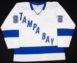 Mikhail Sergachev Signed Tampa Bay Lightning Jersey "2x SC Champ" (JSA Defense