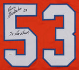 Randy Gradishar Signed Broncos Jersey "7xPro Bowl" (JSA COA) Denver Linebacker