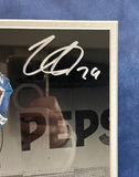 Nathan Mackinnon Autographed 8x10 Photo Deluxe Framed Blue Suede - Fanatics COA