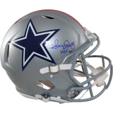 Tony Dorsett Autographed Dallas Cowboys Authentic TB Helmet HOF Beckett 54262