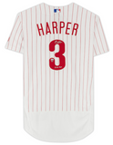 BRYCE HARPER Autographed "21 NL MVP" Phillies Authentic Jersey FANATICS