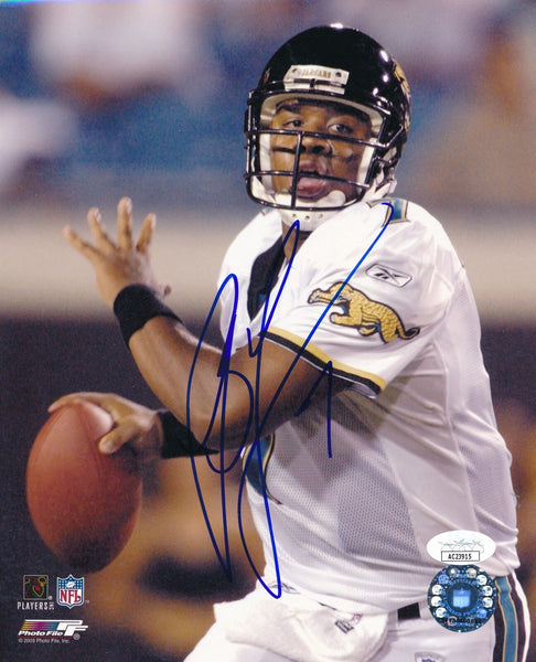 Bryon Leftwich Autographed 8x10 Photo Jacksonville Jaguars JSA