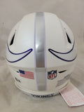 JJ McCARTHY "SKOL" SIGNED MINNESOTA VIKINGS ALTERNATE SPEEDFLEX HELMET BECKETT