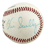 Dodgers Don Drysdale, Vin Scully & Ross Porter Signed Onl Baseball BAS #AA03157