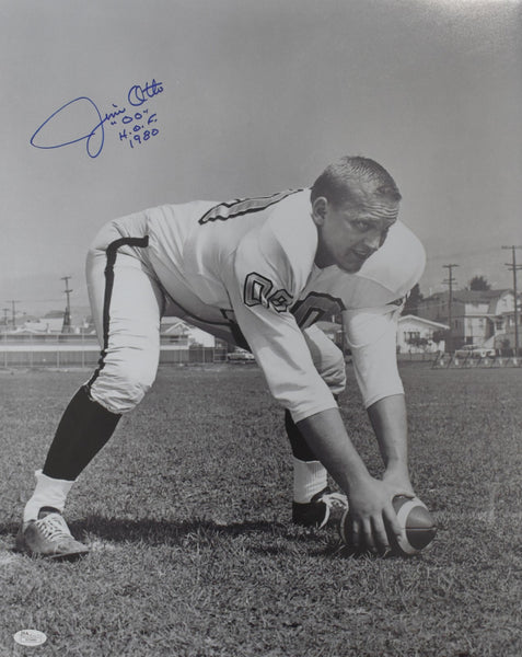 Jim Otto HOF Signed/Autographed 16x20 Photo Raiders JSA BA212455