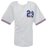 Adrian Beltre (RANGERS) Signed White Custom Basball Jersey - (JSA COA)