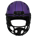 Zay Flowers Autographed Baltimore Ravens 'RAVE' Full Size Speed Helmet Beckett