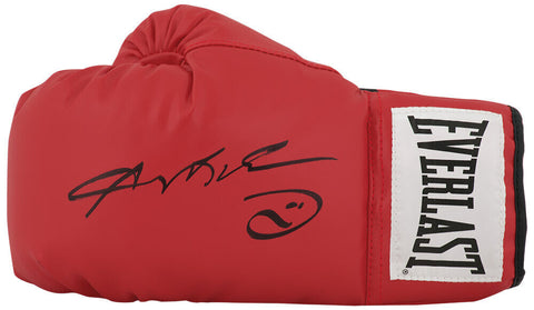 Sugar Ray Leonard Signed Everlast Red Boxing Glove - (SCHWARTZ SPORTS COA)