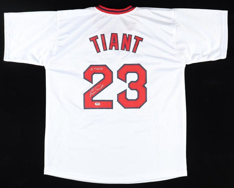 Luis Tiant Signed Boston Red Sox Jersey "El Tiante" (PSA COA) 3xAll-Star Pitcher