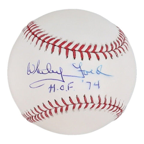 Whitey Ford Signed Official AL Baseball (Fanatics MLB Holo) New York Yankees Ace
