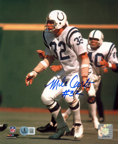 Mike Curtis Autographed/Signed Baltimore Colts 8x10 Photo Beckett 57340