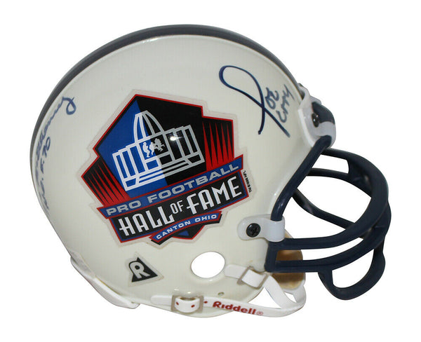 dollar football helmet Million Dollar Backfield Signed Hall Of Fame Replica Mini Helmet 4 Sig – Super Sports Center