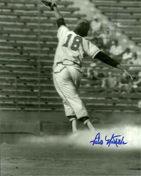 Milw Braves FELIX MANTILLA Signed 8x10 Photo #4 AUTO - 1957 World Series Champ