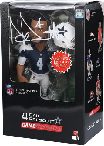 Dak Prescott Dallas Cowboys Autographed GameChangers Series 2 6" Figurine