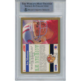 Joe Montana Autographed/Signed 1991 Score 1 Trading Card Beckett 47135