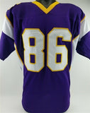 Jake Reed Signed Minnesota Vikings Jersey (JSA COA) All Pro Tight End 1991-1999