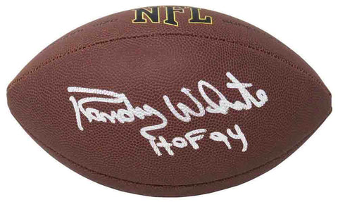 Randy White Signed Wilson NFL Super Grip Full Size Football w/HOF 94 - SS COA