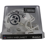 Jerome Bettis Autographed Pittsburgh Steelers 24 STS Mini Helmet Beckett 49218
