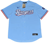 COREY SEAGER SIGNED TEXAS RANGERS #5 BLUE NIKE LIMITED JERSEY W/ 2023 WS MVP