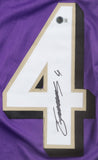 Zay Flowers Signed Baltimore Ravens Pro Cut Jersey (Beckett) Boston College W.R