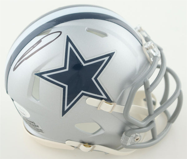 CeeDee Lamb Autographed Cowboys Speed Mini Helmet (JSA)