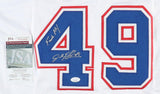 John Rocker Signed Atlanta Braves Throwback Jersey Inscribed "F**K N.Y." JSA COA