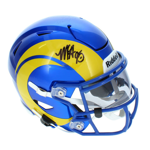 Myles Garrett Autographed Los Angeles Rams Speedflex Authentic Midi Beckett