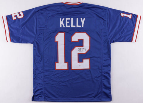 Jim Kelly Signed Bills Jersey (Beckett ) Buffalo's 4xSuper Bowl Quarterback