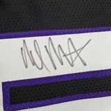 Autographed/Signed Malik Monk Sacramento Black Basketball Jersey Beckett BAS COA