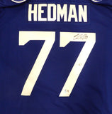 Lightning Victor Hedman Autographed Signed Blue CCM Jersey Beckett QR #BP55345