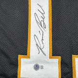 Autographed/Signed Ronnie Bell New Orleans Black Football Jersey BAS COA
